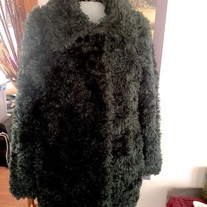 H&M Shaggy Pea Coat